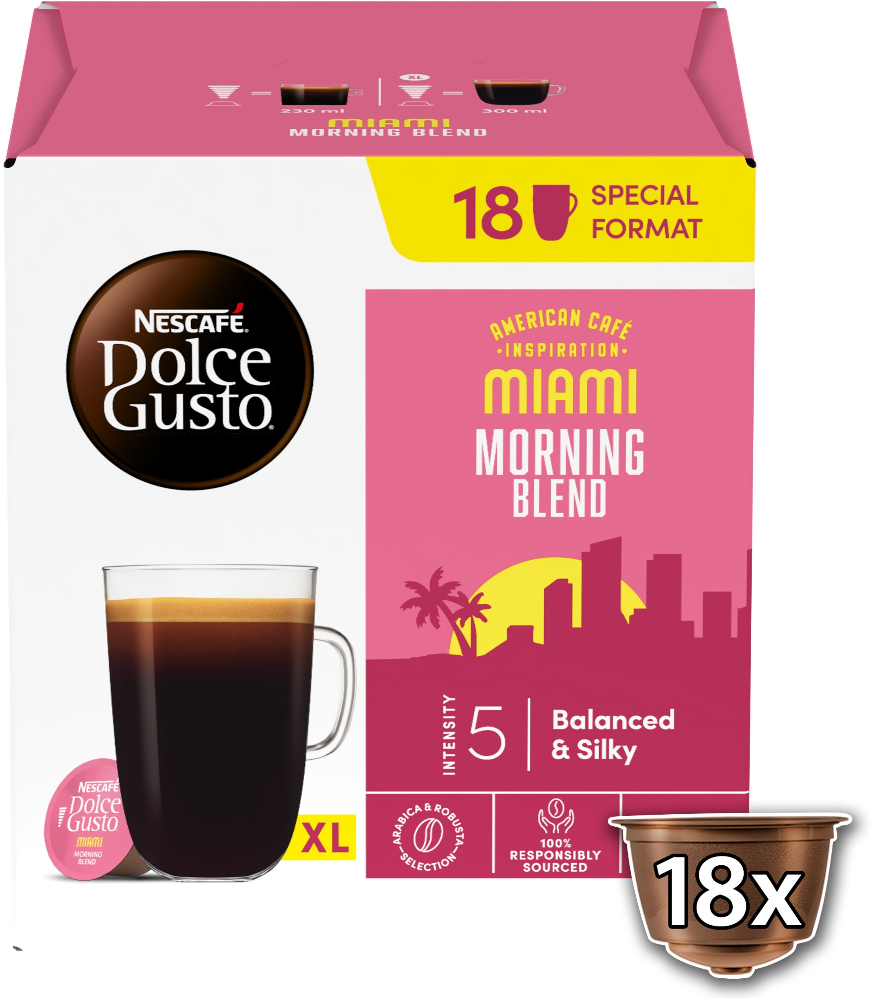 NESCAFÉ® Dolce Gusto® Miami Morning Blend - 18 kapsúl