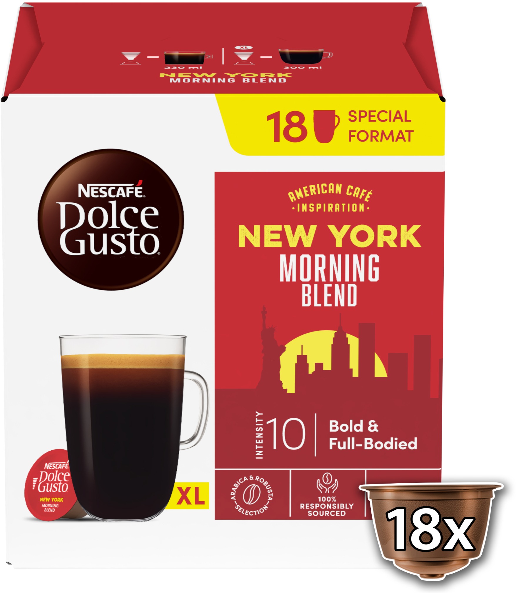 NESCAFÉ® Dolce Gusto® New York Morning Blend - 18 kapsúl