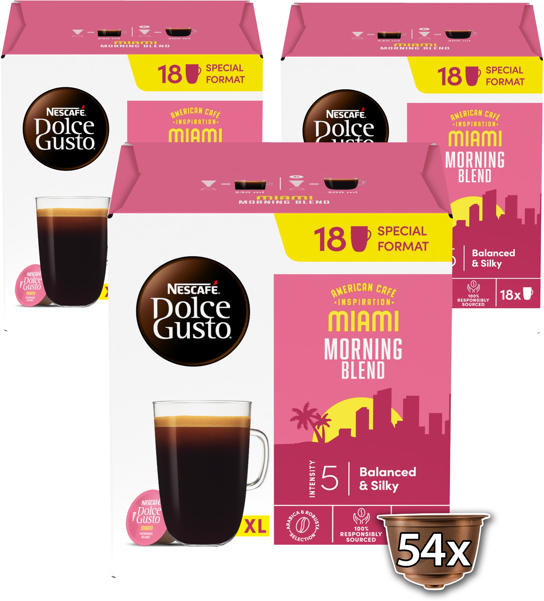 NESCAFÉ® Dolce Gusto® Miami Morning Blend - 54 kapsúl