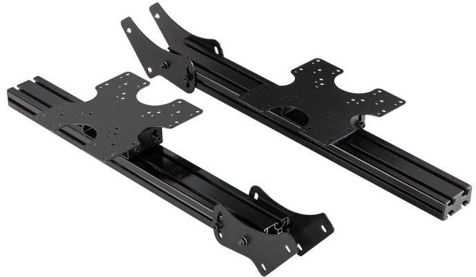 Next Level Racing ELITE Free Standing Triple Add-On, Prídavný držiak na 2 bočné monitory, čierny