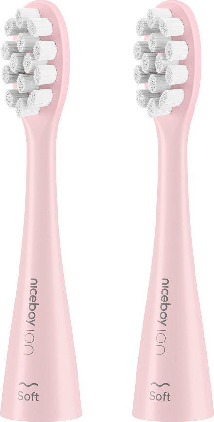 Niceboy Náhradné hlavice ION Sonic Soft pink 2 ks