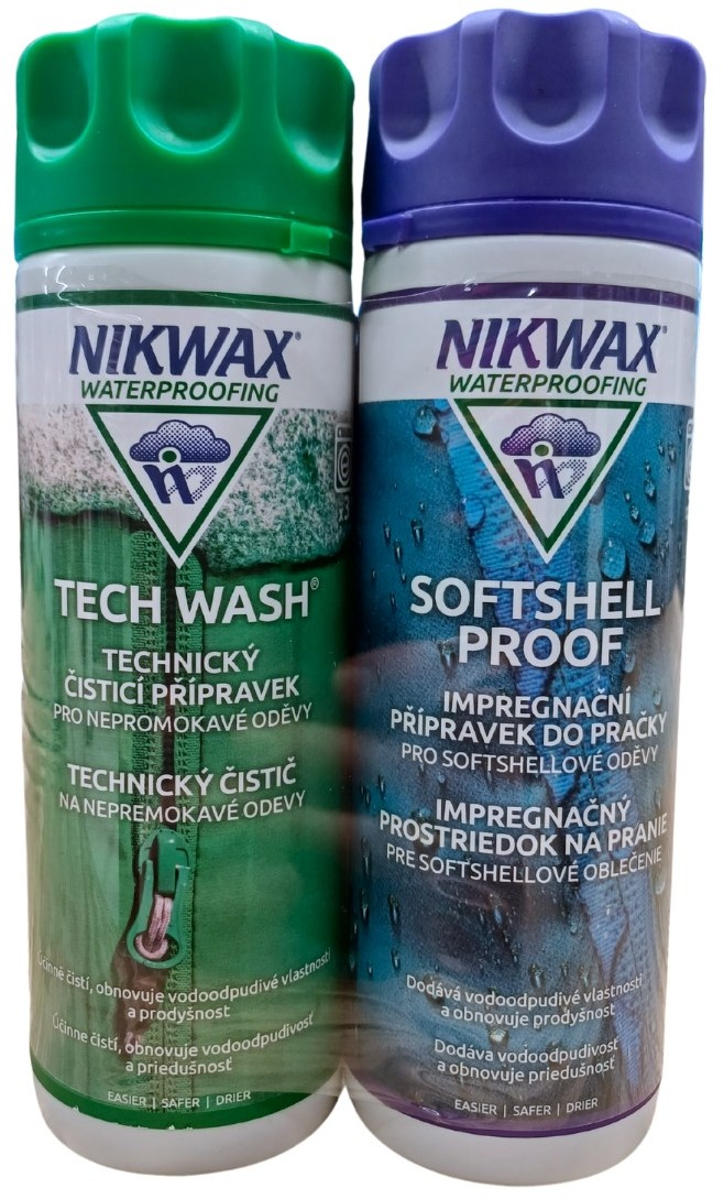 NIKWAX sada Tech Wash a Softshell Proof (300 + 300 ml)