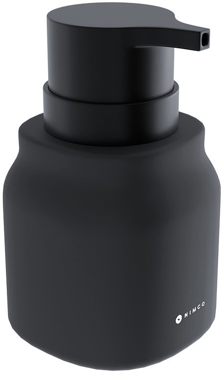 Nimco Dávkovač mýdla Eni černá keramika – černá pumpička plast ENC-31-90-90