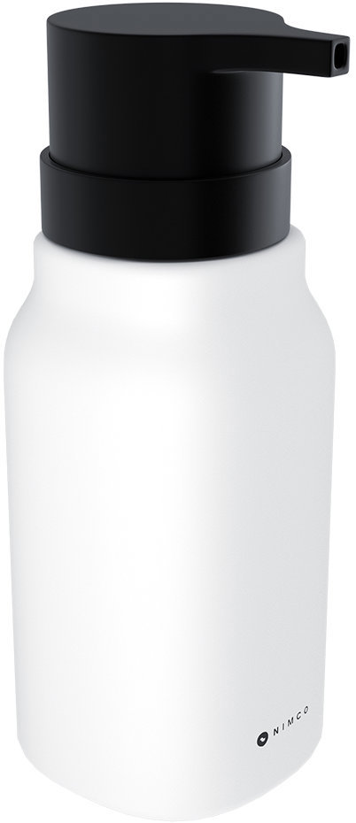 Nimco Dávkovač mýdla Eni bílá keramika – černá pumpička plast ENB-31X-90-05