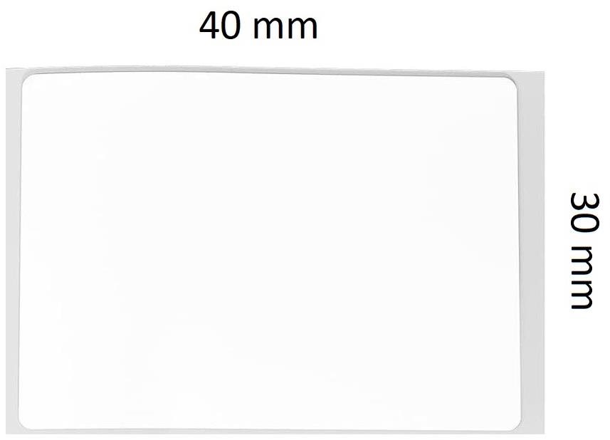 Niimbot etikety ER 40 × 30 mm 230 ks Priehľadné na B21