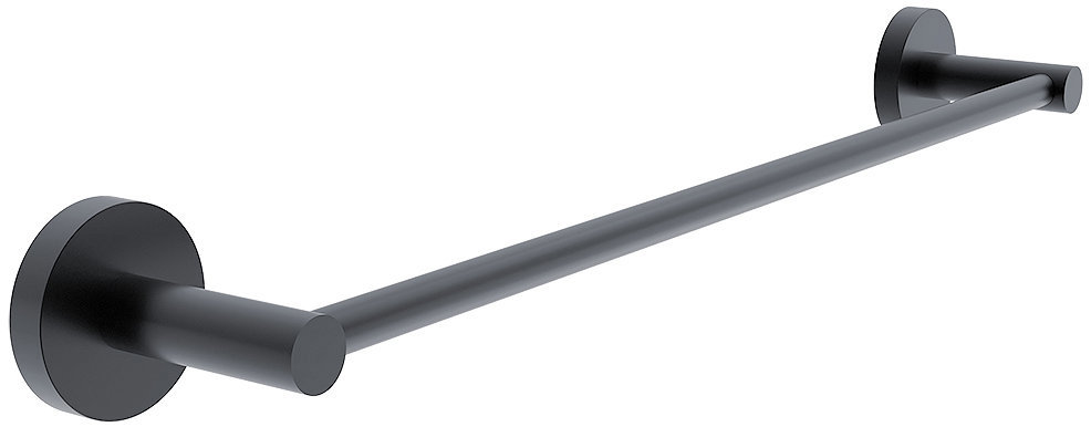 Nimco Držiak na uteráky 51 cm nehrdzavejúca oceľ – bez vŕtania Unix čierny UNC-13046-90