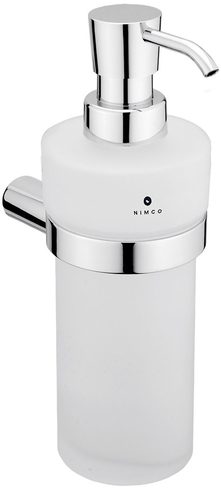 Nimco Dávkovač mydla Bormo chróm sklo – pumpička plast BR-11031W-26