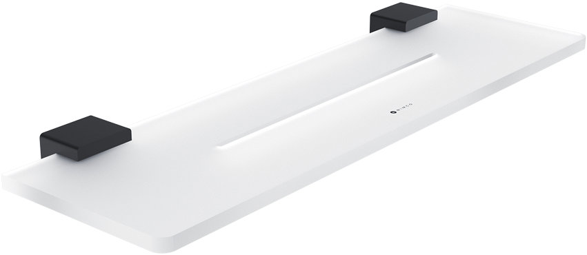 Nimco Polica 40 cm do kúpeľne a sprchy – Kibo čierna
