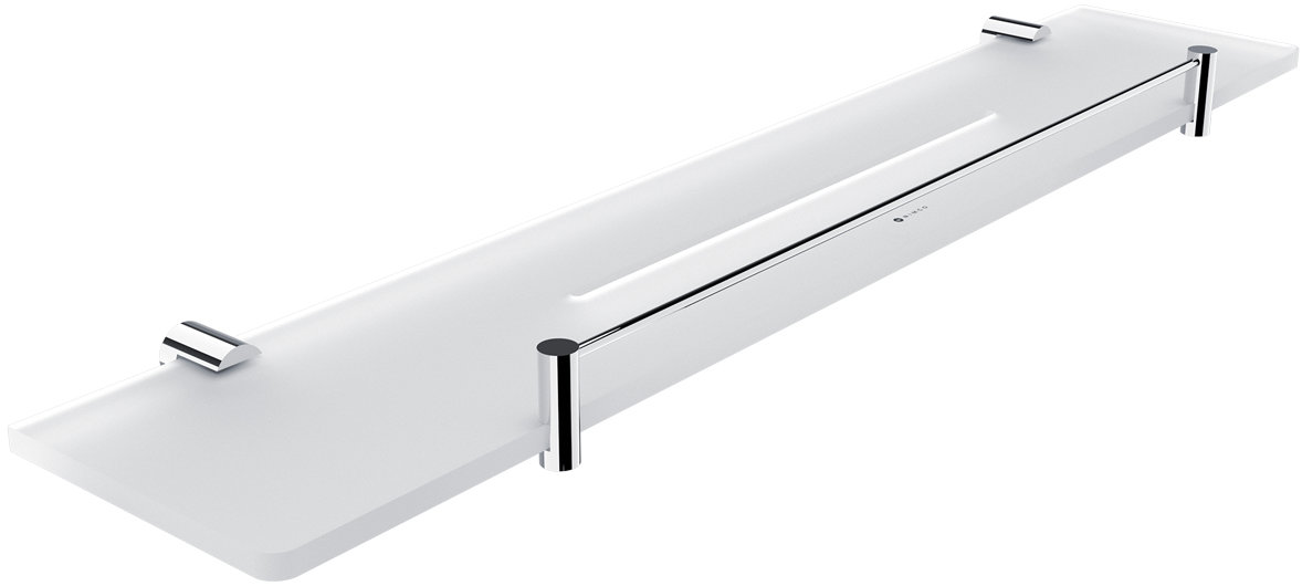 Nimco Polica 60 cm s ohrádkou do kúpeľne a sprchy – Bormo chróm