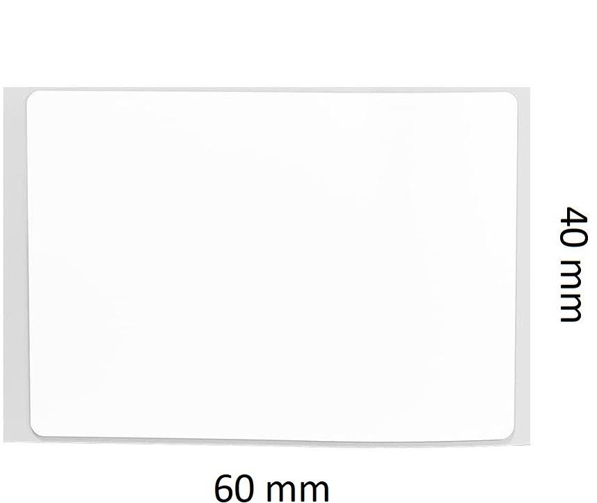 Niimbot etikety R 40 × 60 mm 125 ks White na B21