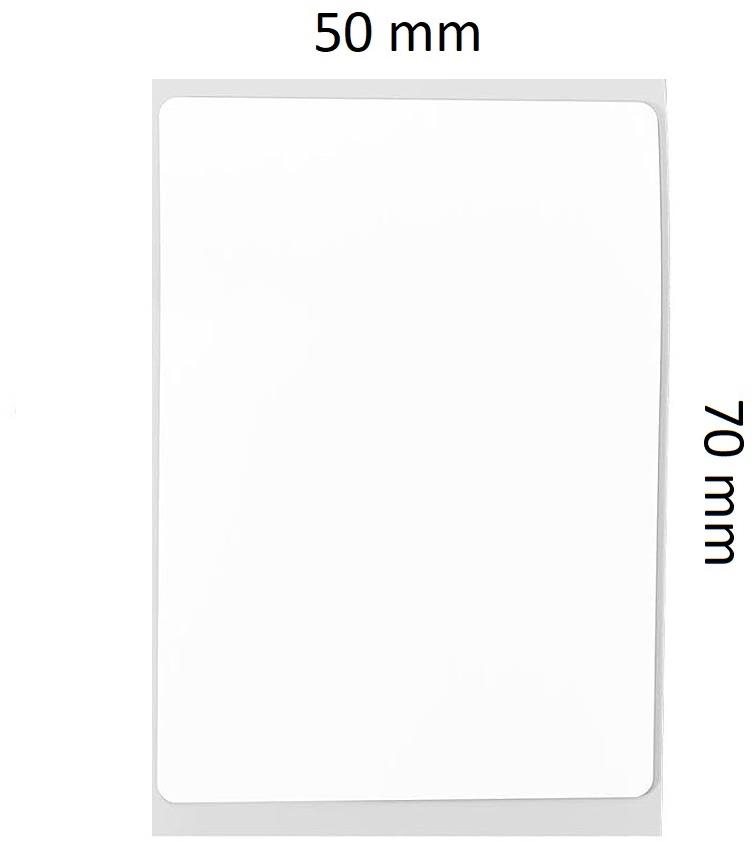 Niimbot etikety R 50 × 70 mm 110 ks White na B21