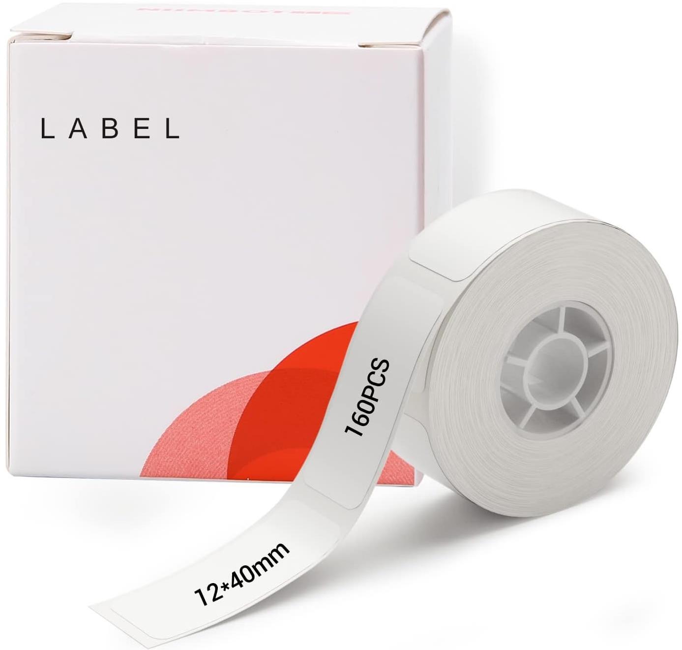 Niimbot etikety RP 12 × 40 mm 160 ks White na D11 a D110