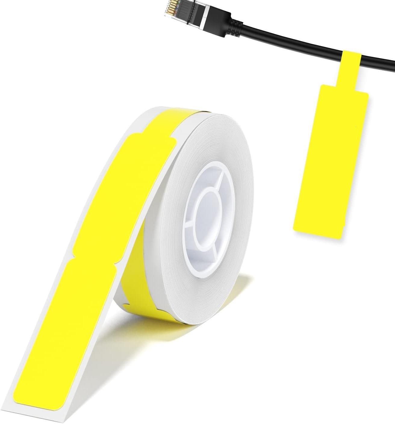 Niimbot etikety na káble RXL 12,5 × 109 mm 65 ks Yellow na D11 a D110