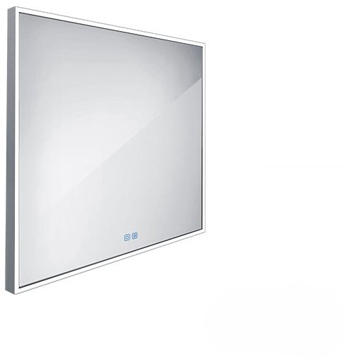 Nimco LED zrkadlo 80 × 70 cm – dotykové s nastavením jasu a farby ZP 13003VX