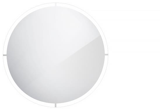 Nimco LED zrkadlo 60 cm – difúzor z akrylového skla ZP 24000R