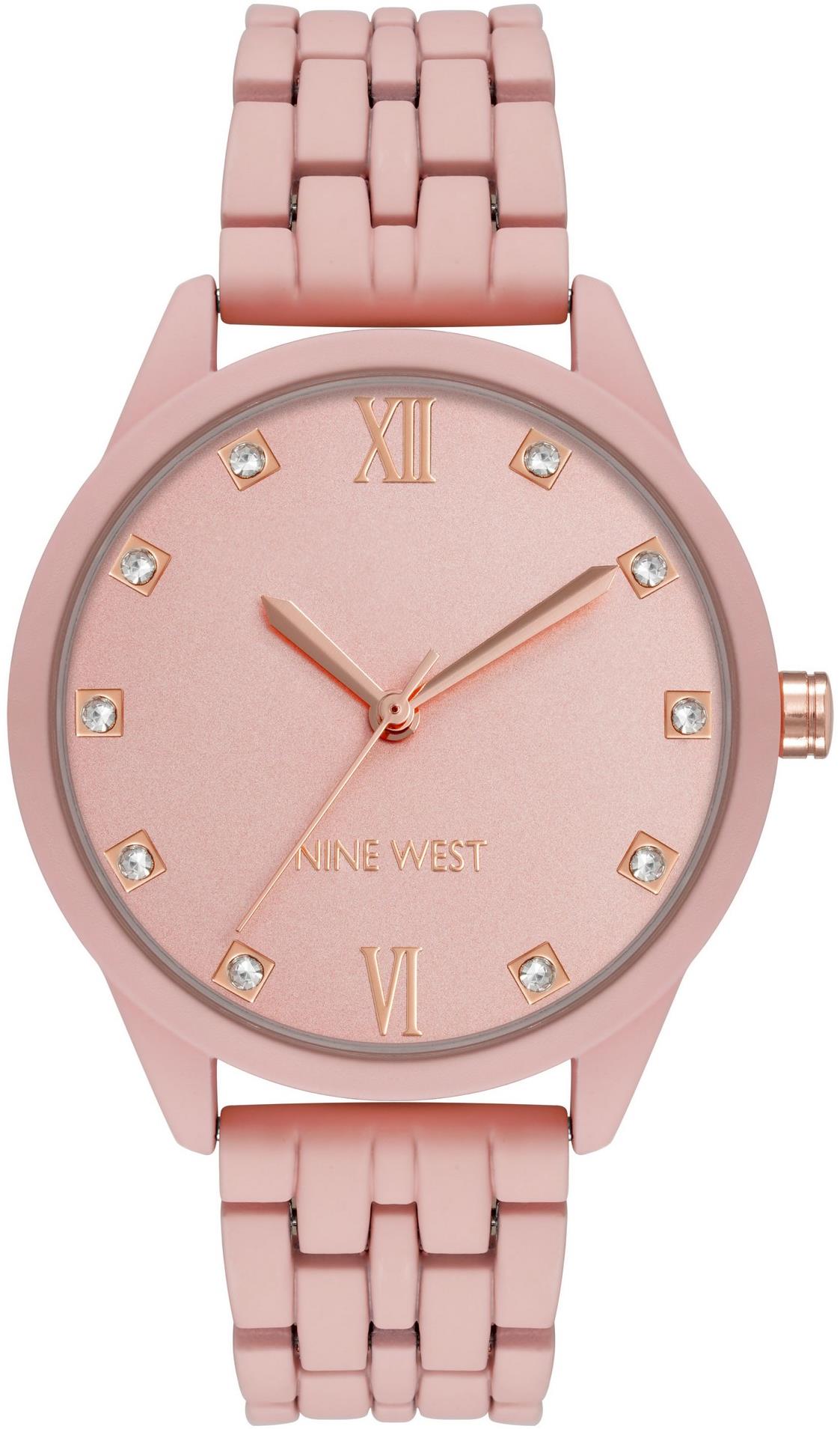 Nine West dámske hodinky okrúhle ružové NW/3014LPLP