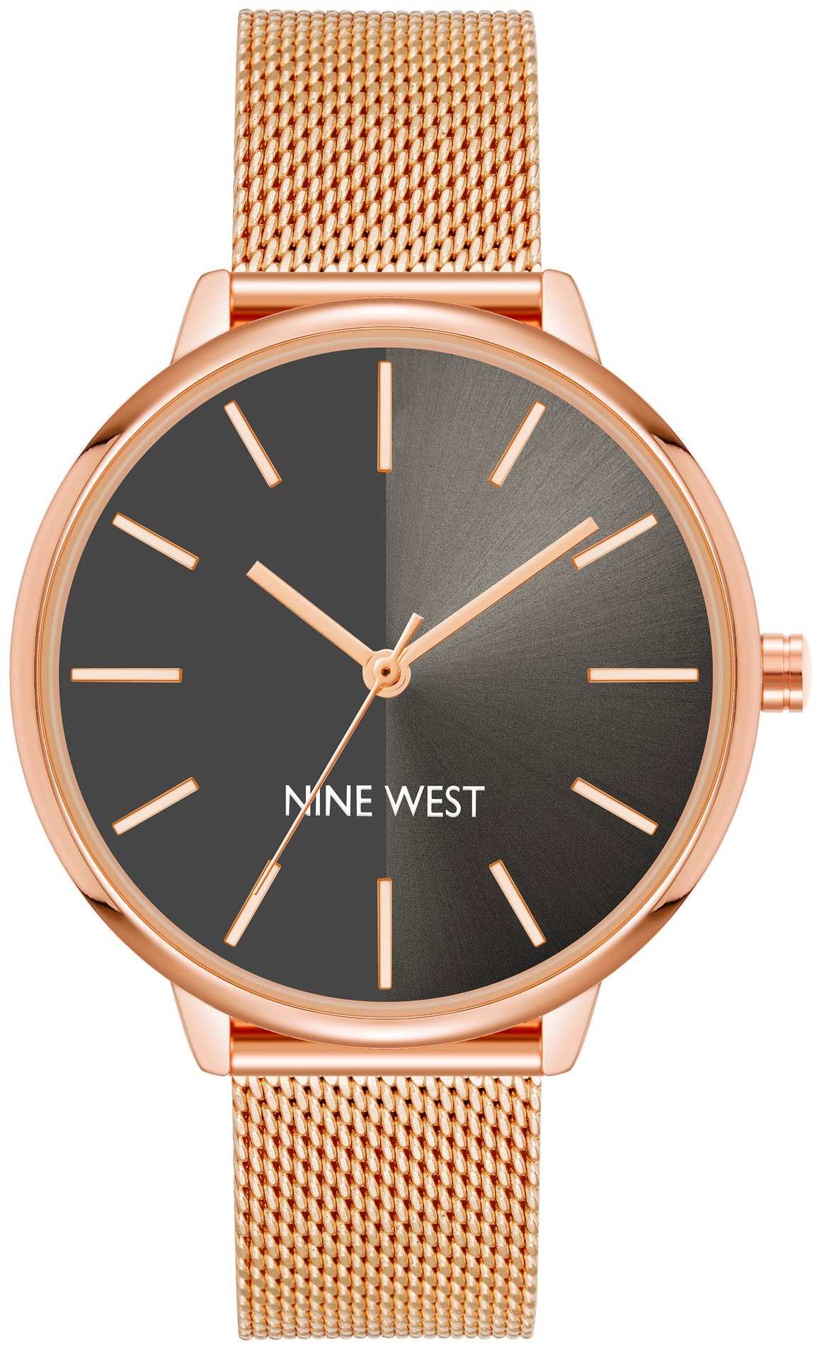 Nine West dámske hodinky okrúhle NW/1980GYRG