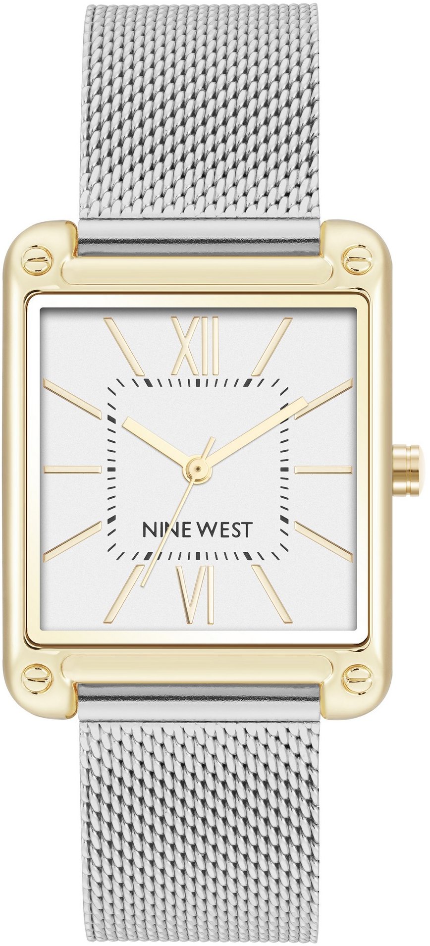 Nine West dámske hodinky hranaté NW/2091SVTT