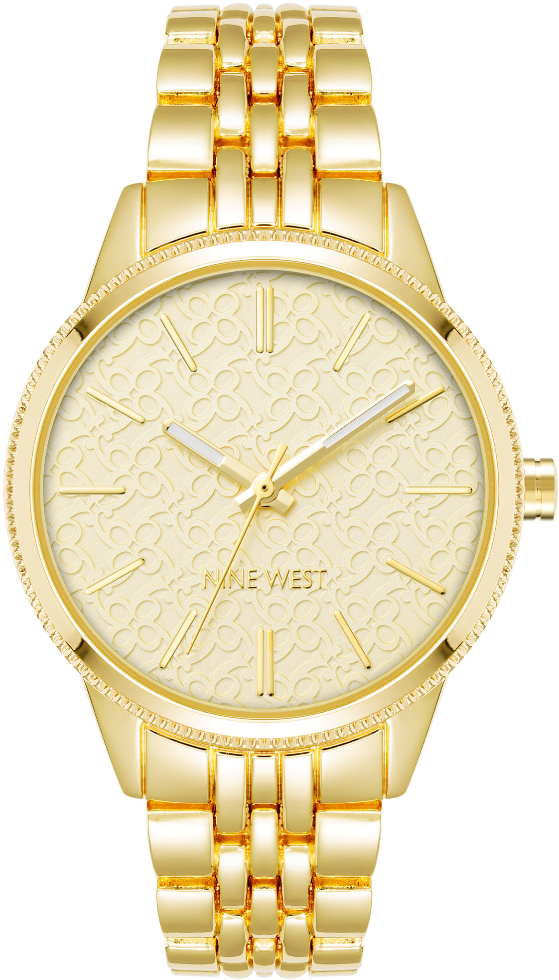 Nine West dámske hodinky okrúhle NW/2896CHGB