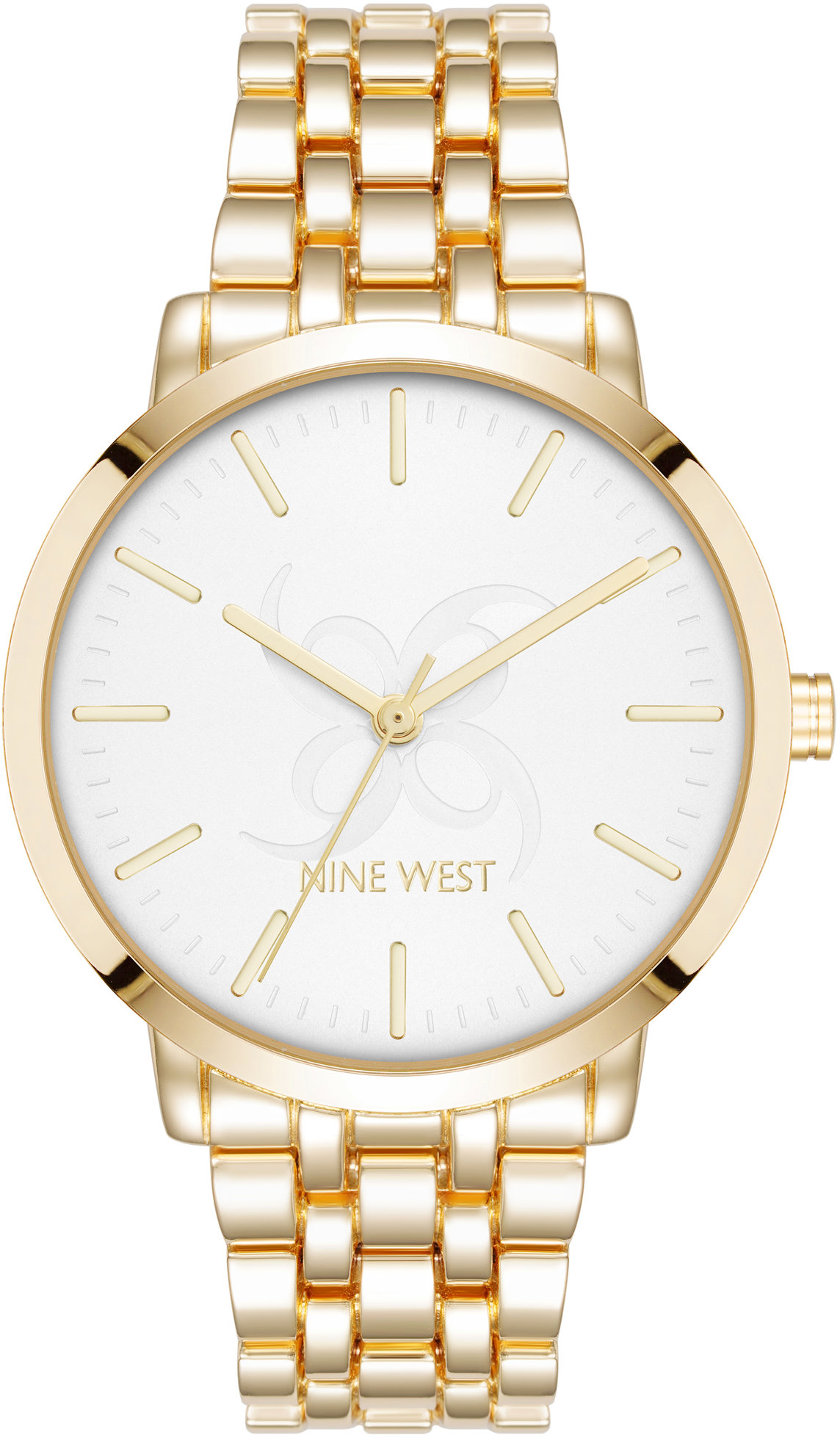 Nine West dásme hodinky okrúhle NW/3060SVGB
