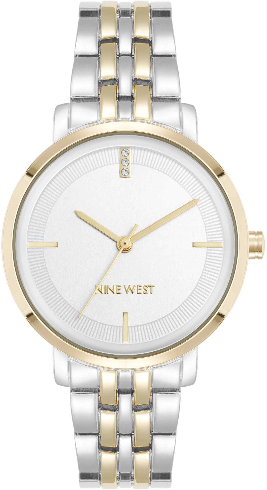 Nine West dámske hodinky okrúhle NW/3333SVTT