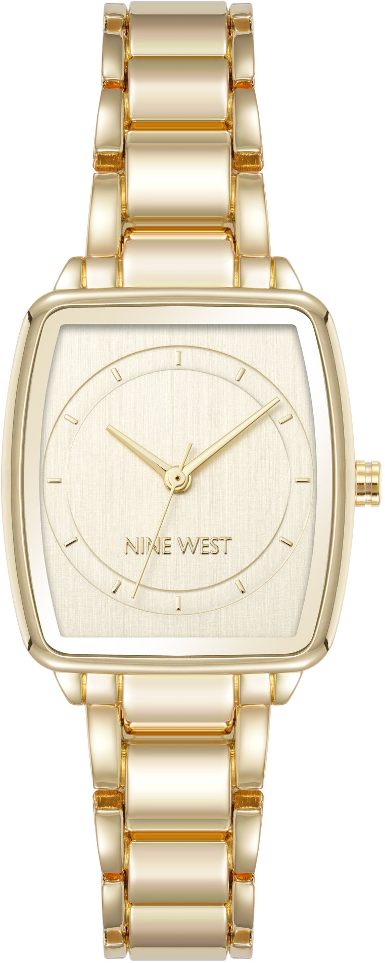 Nine West dámske hodinky hranaté NW/3300CHGB