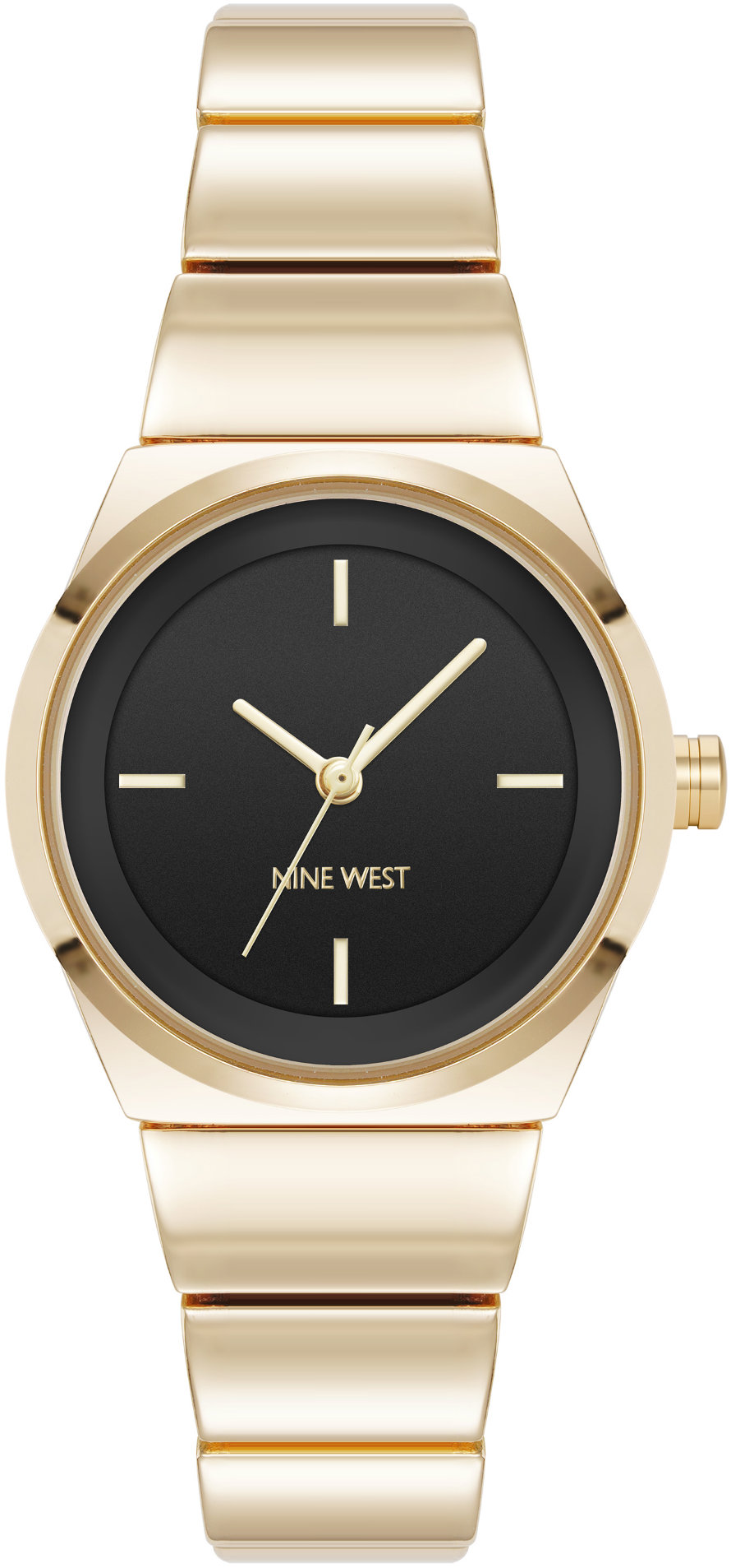 Nine West dámske hodinky okrúhle NW/3302BKGB