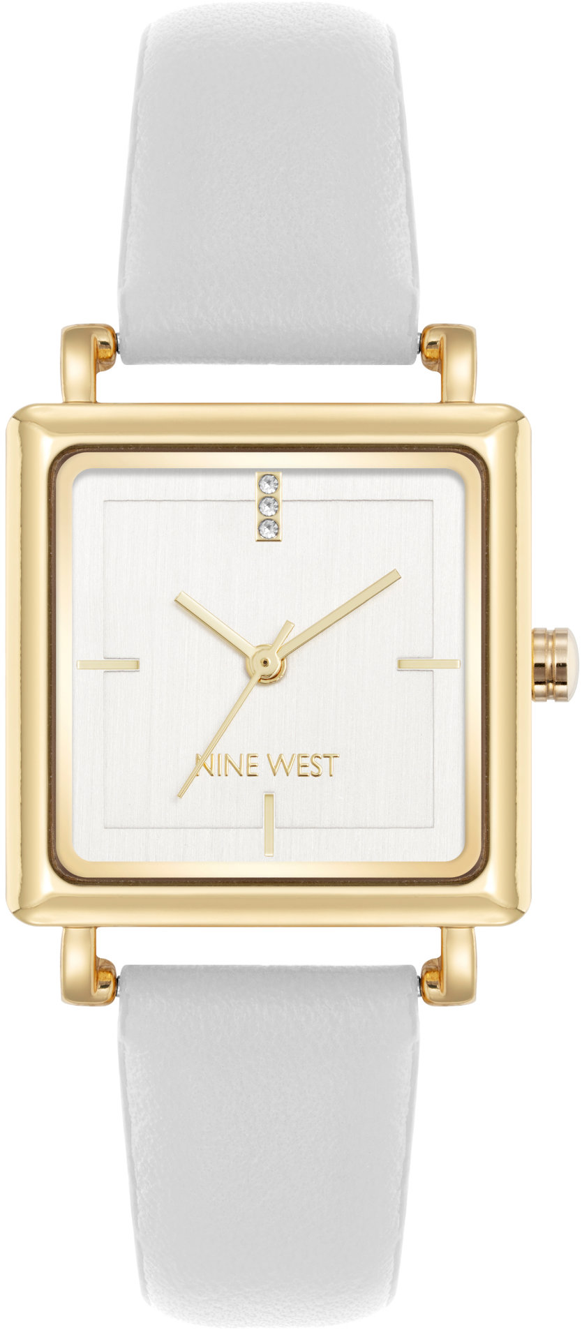 Nine West dámske hodinky hranaté NW/3310GPWT