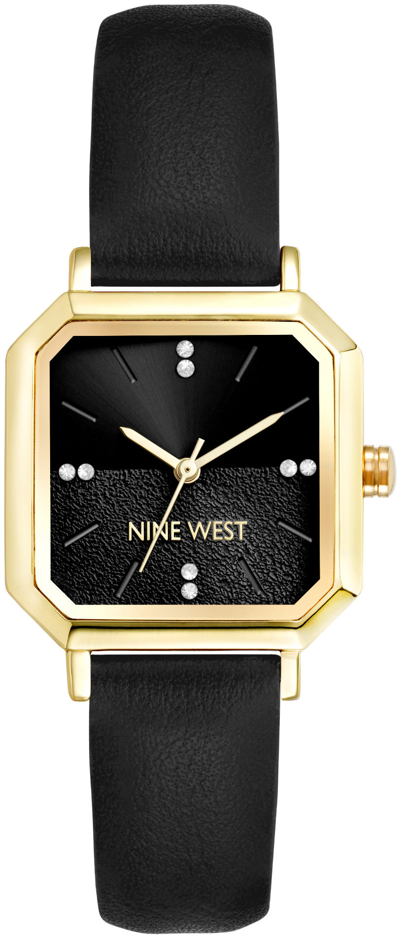 Nine West dámske hodinky hranaté NW/3312GPBK