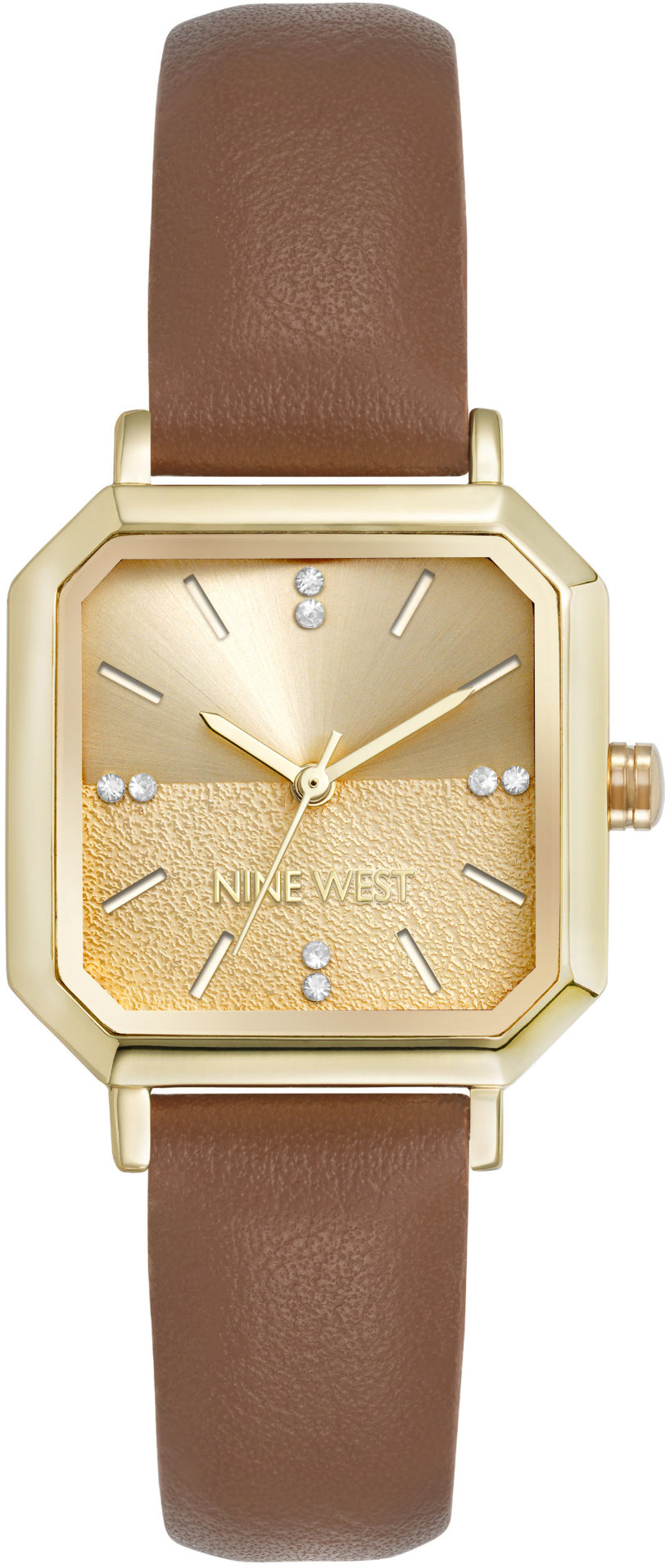 Nine West dámske hodinky hranaté NW/3312GPHY