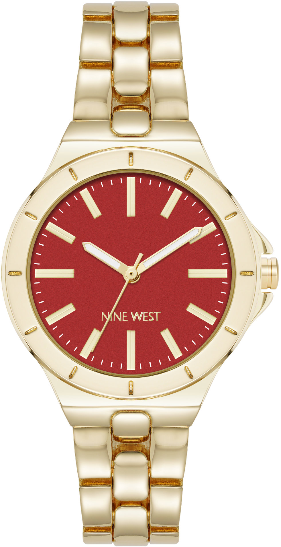 Nine West dámske hodinky okrúhle NW/3324BYGB