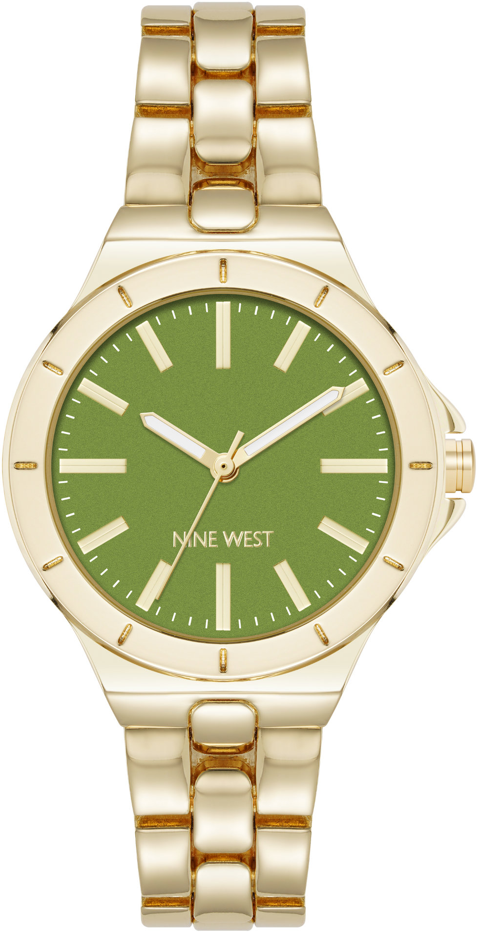 Nine West dámske hodinky okrúhle NW/3324OLGB