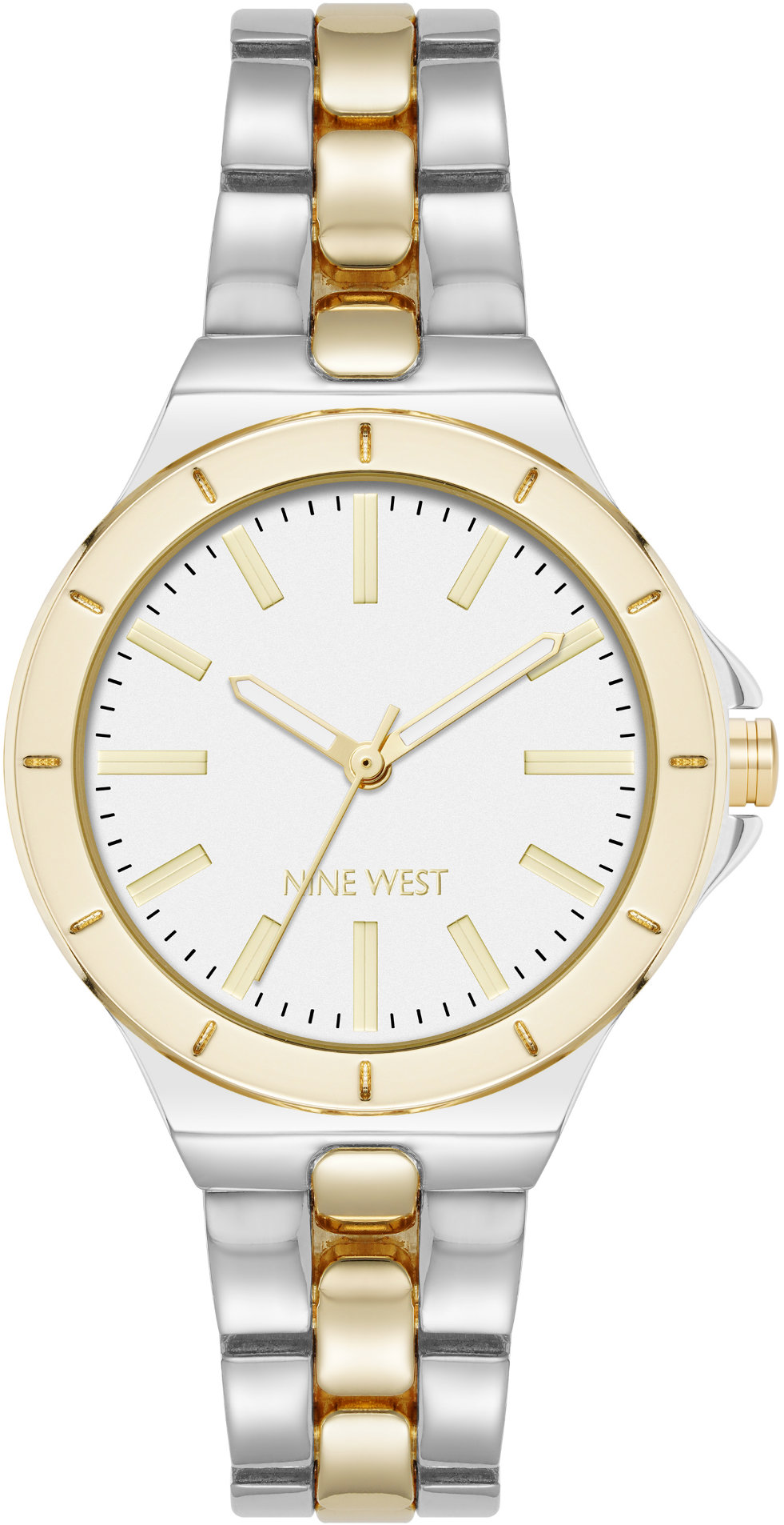 Nine West dámske hodinky okrúhle NW/3325SVTT