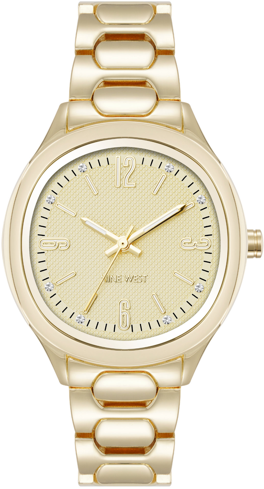 Nine West dámske hodinky okrúhle NW/3330CHGB