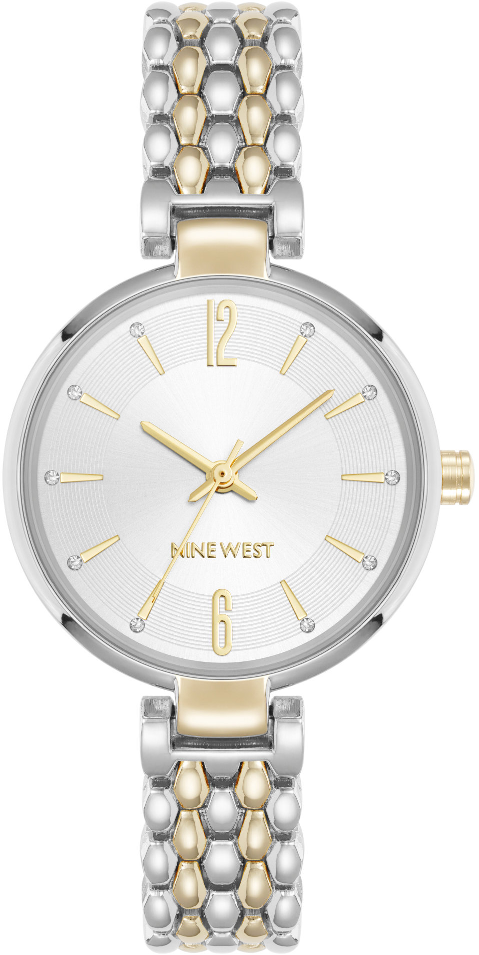 Nine West dámske hodinky okrúhle NW/3337SVTT