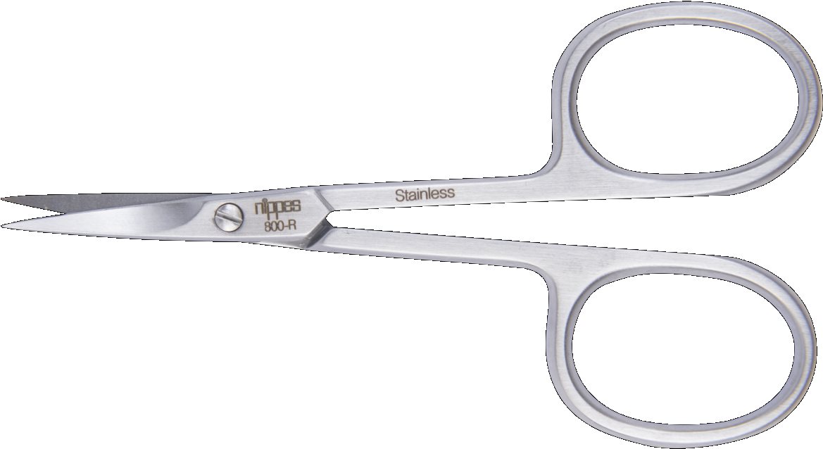 Solingen Nožnice na kožu zahnuté nehrdzavejúca oceľ 9 cm