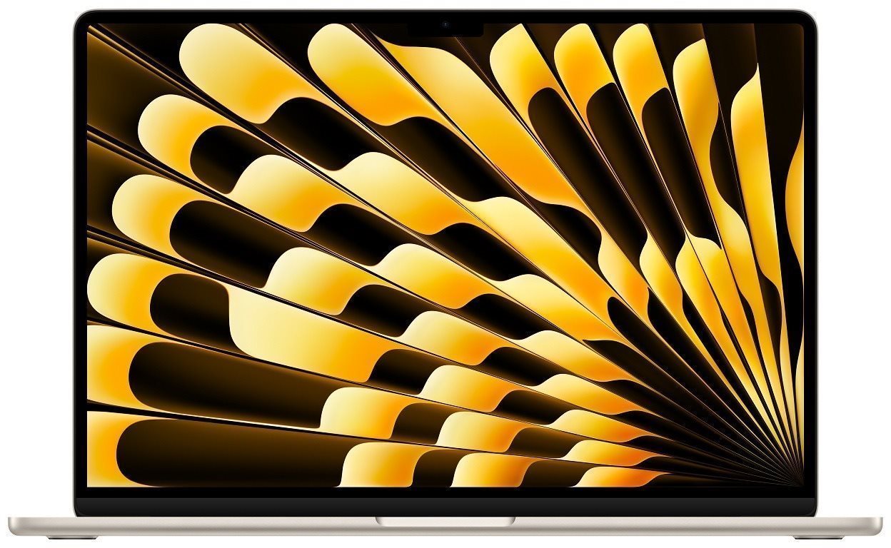 MacBook Air 15" M3 US 2024 Hviezdny biely