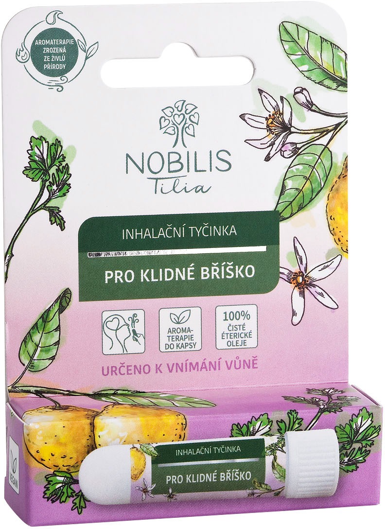 Nobilis Tilia Inhalačná tyčinka pre pokojné bruško