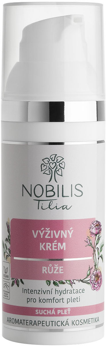 Nobilis Tilia Výživný krém Ruža 50 ml