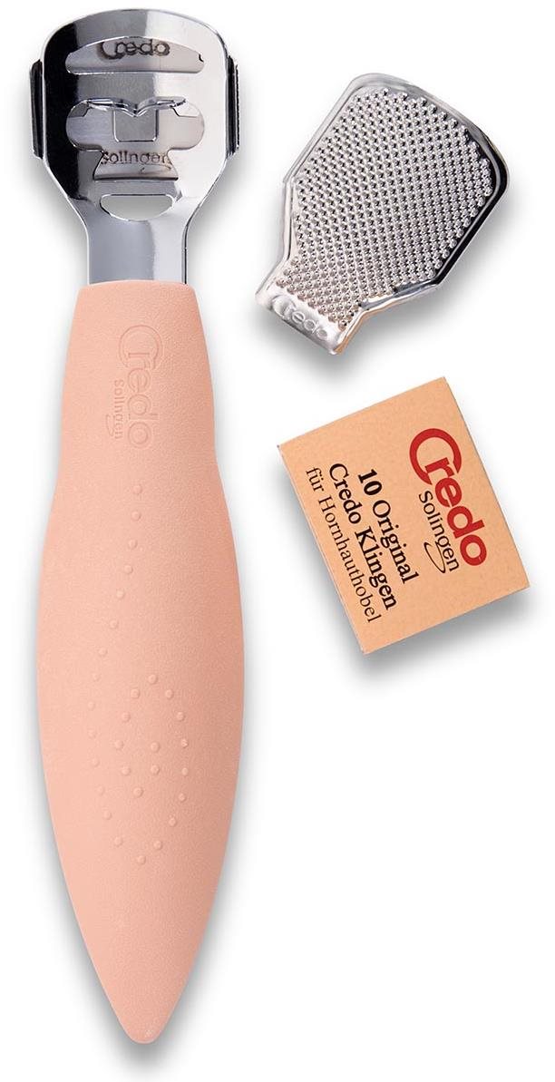 Credo Solingen Orezávač zrohovatenej kože na pätách s klipsom na rašpli