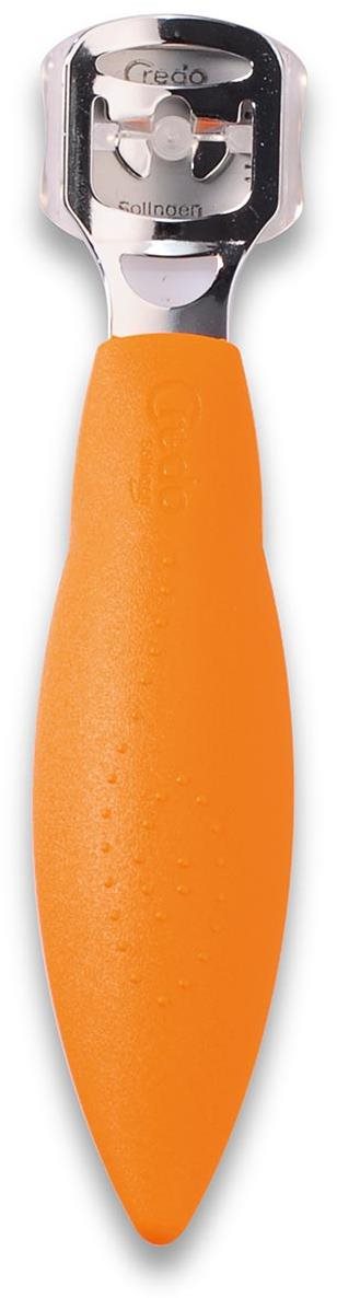 Credo Solingen Bezpečnostný orezávač zrohovatenej kože Pop Art oranžový