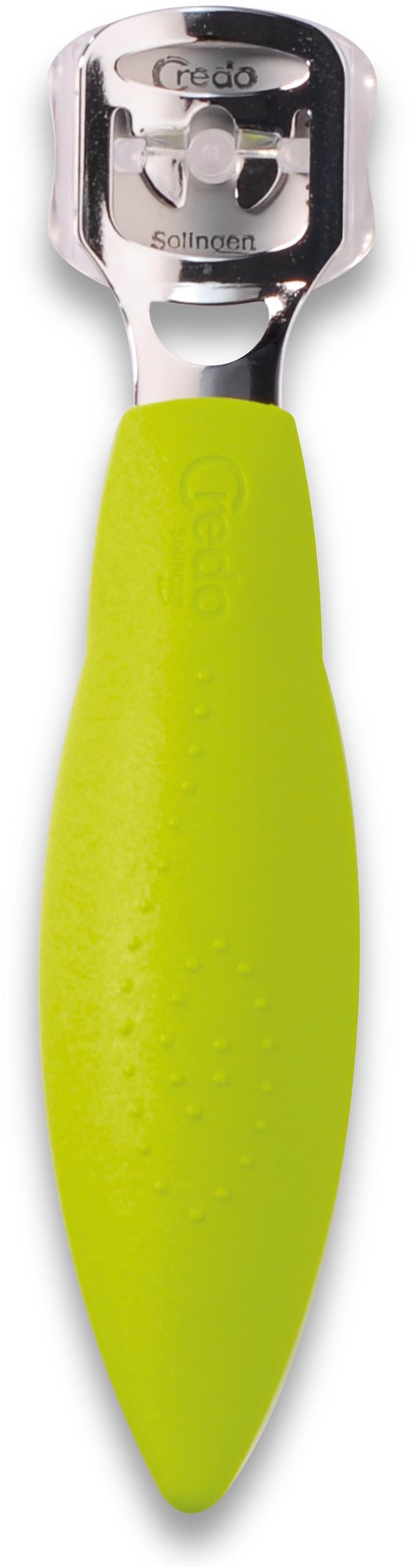 Credo Solingen Bezpečnostný orezávač zrohovatenej kože Pop Art zelený