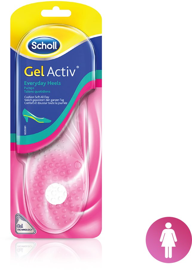 SCHOLL GelActiv Vložky do topánok s podpätkom pre celodenné nosenie