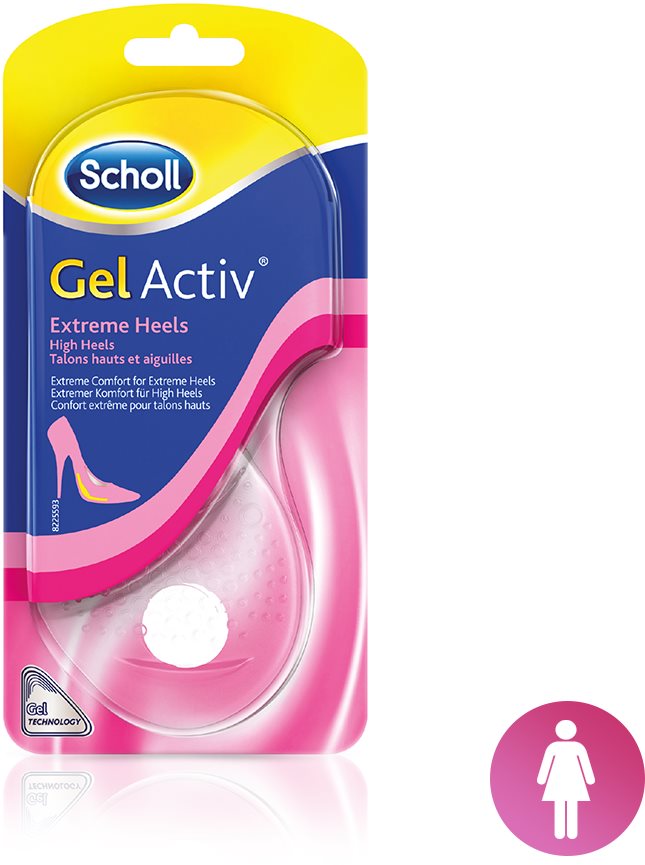 SCHOLL GelActiv Gélové vložky do extrémne vysokých topánok