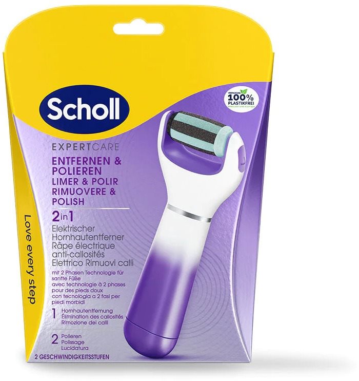 SCHOLL Expert Care 2-in-1 File & Smooth Electronic Foot File