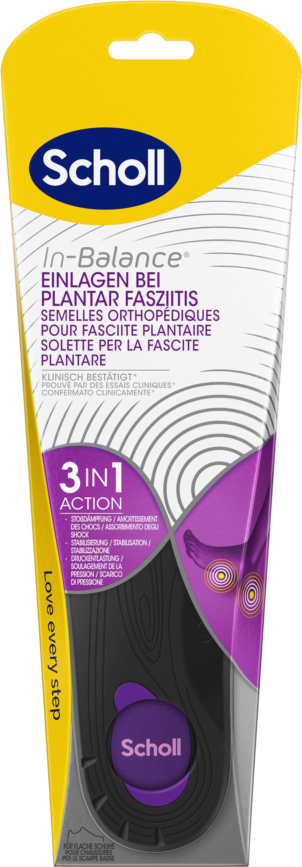 SCHOLL In-Balance Plantar Fasciitis Insole Small