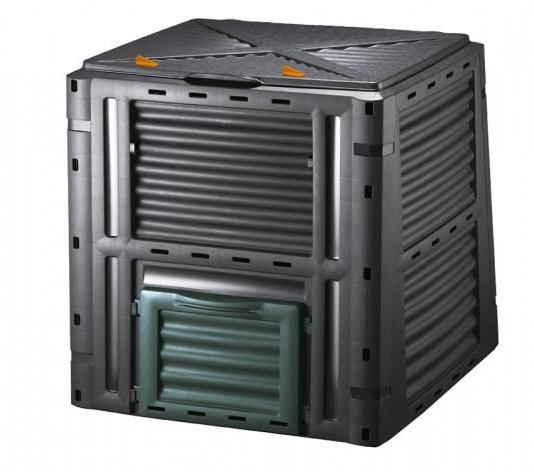 GARDEN Kompostér 80 × 80 × 81 cm, 450 l, čierny