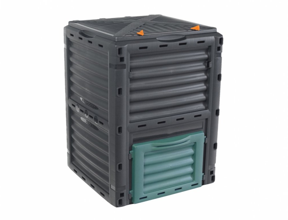 GARDEN Kompostér 61 × 61 × 83 cm, 300 l, antracit