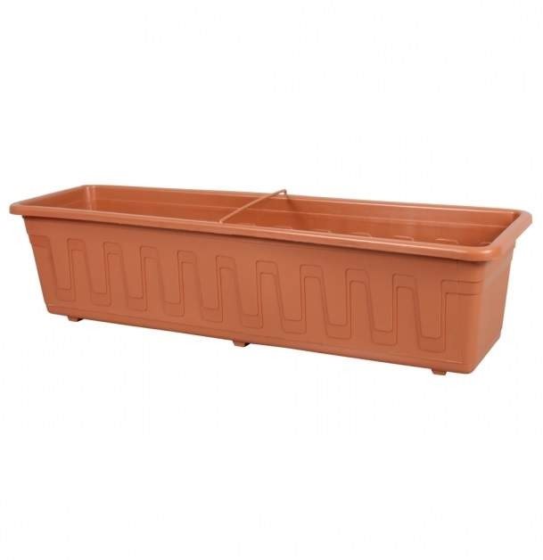 Kvetináč GARDEN plastový terakota 100 cm