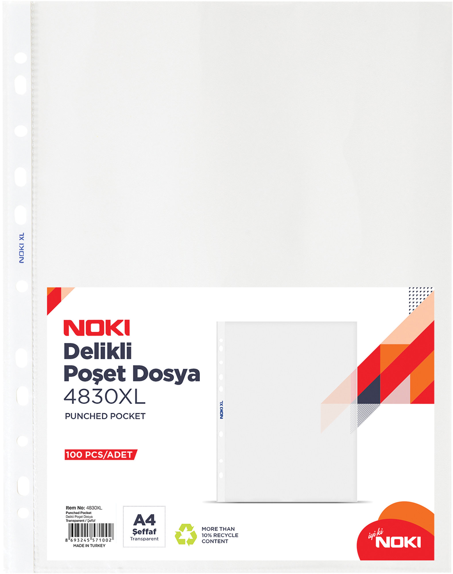 NOKI A4/38 mikrónov, matné – balenie 100 ks